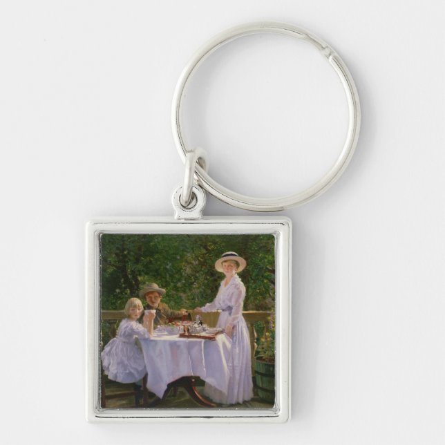 Summer Afternoon Tea Key Ring (Front)