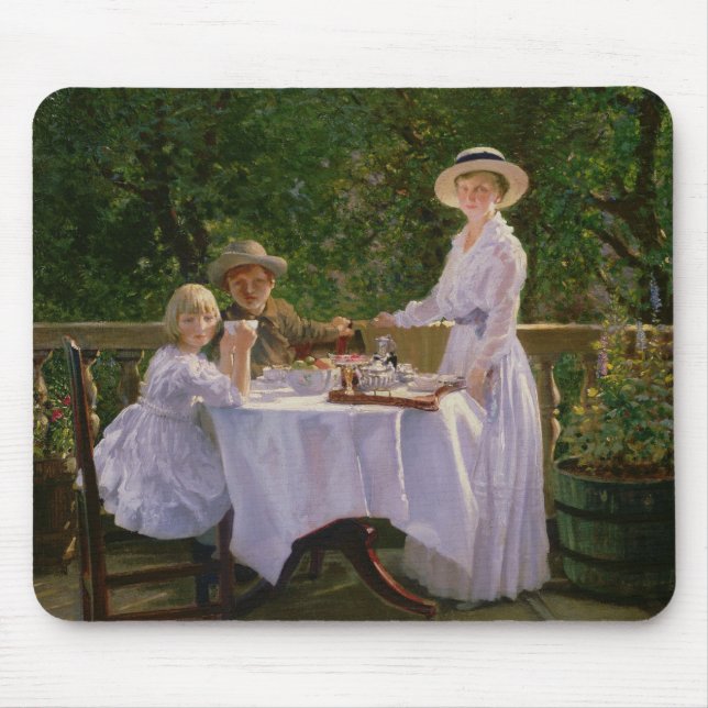 Summer Afternoon Tea Mouse Mat (Front)