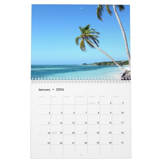 Summer all year long, 2010 calendar (Jan 2026)