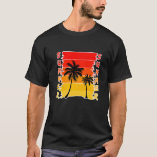 Summer Aloha Hawaiian Retro Vintage Maui Ohana T-Shirt