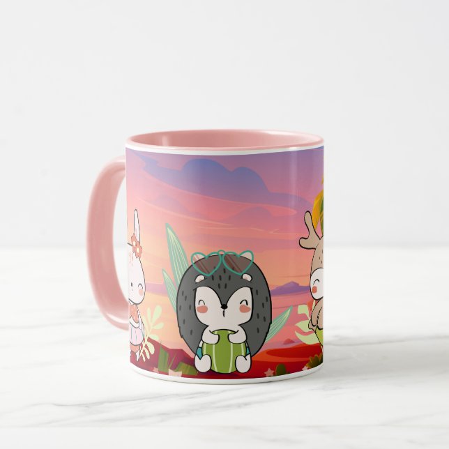 Summer Animals Mug (Front Left)