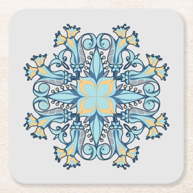 Summer Aquamarine | Paper Coaster (Front)