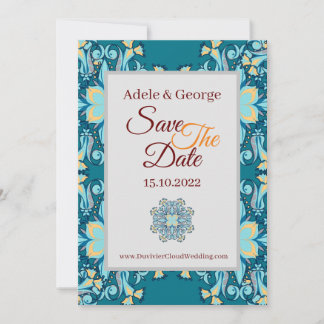 Summer Aquamarine | Save the Date 