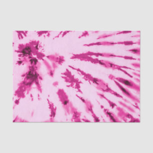 Summer Artsy Girly Neon Blush Pink Tie Dye Pattern Tissue Paper