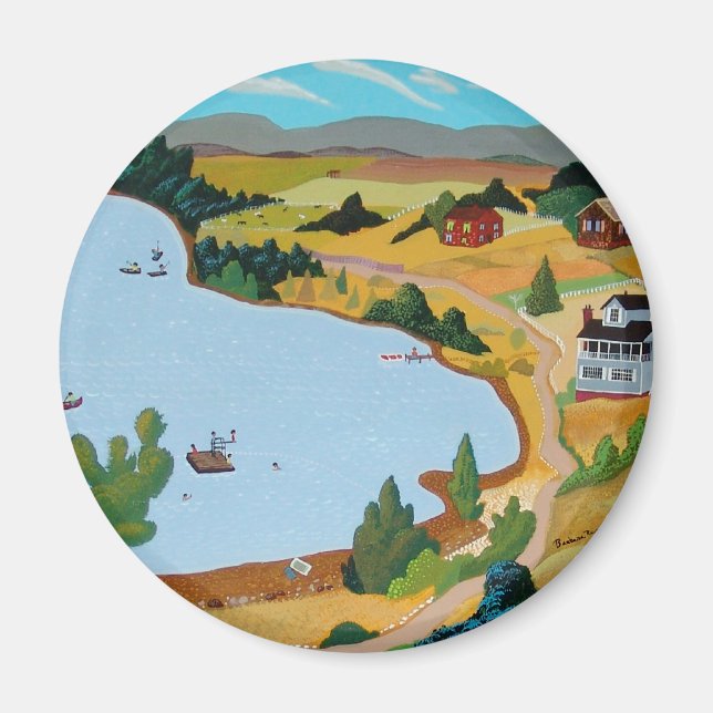 Summer At Lake George Magnet (Front)