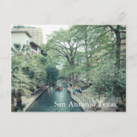 Summer at Riverwalk, San Antonio Texas postcard