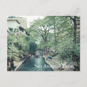 Summer at Riverwalk, San Antonio Texas postcard