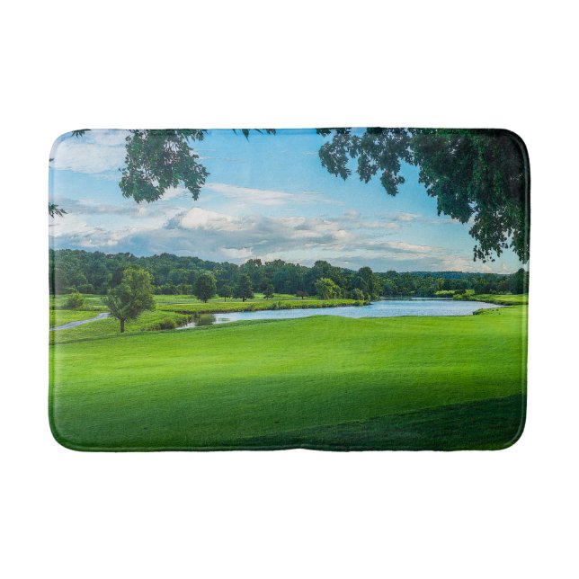 Summer At The Golf Course Bath Mat (Front)
