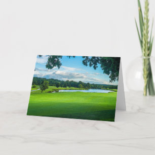 Summer At The Golf Course Card