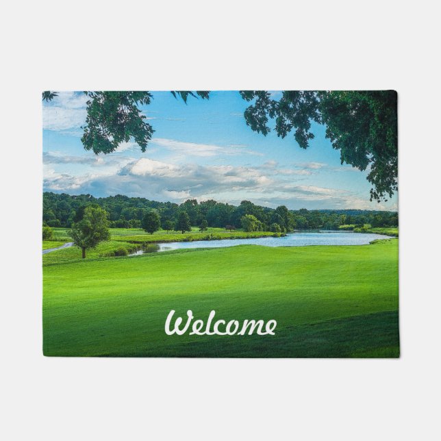 Summer At The Golf Course Doormat (Front)