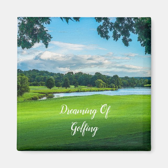 Summer At The Golf Course Magnet (Front)