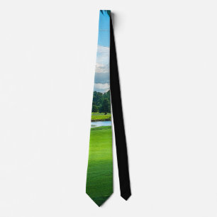 Summer At The Golf Course Tie