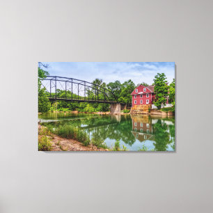Summer At War Eagle Mill Canvas Print