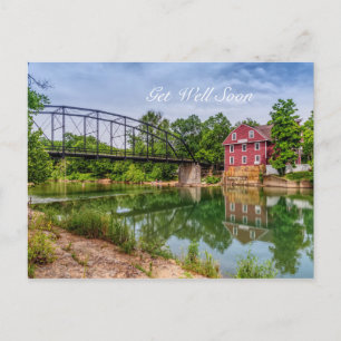 Summer At War Eagle Mill Get Well Soon Postcard