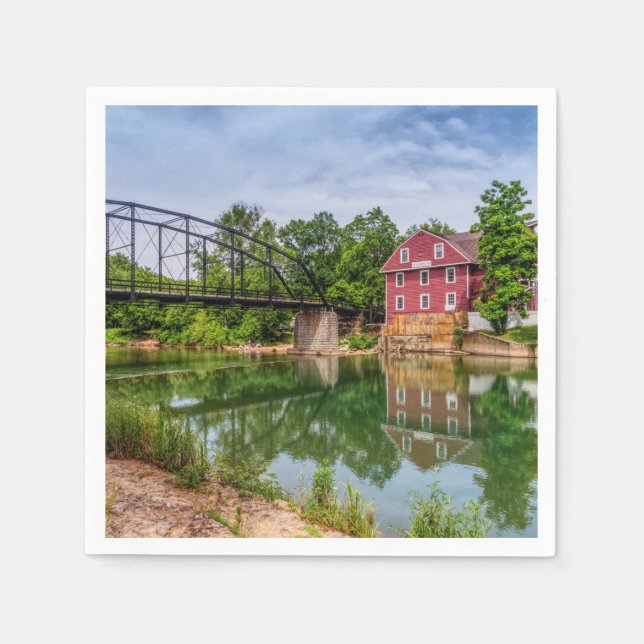 Summer At War Eagle Mill Paper Napkin (Front)