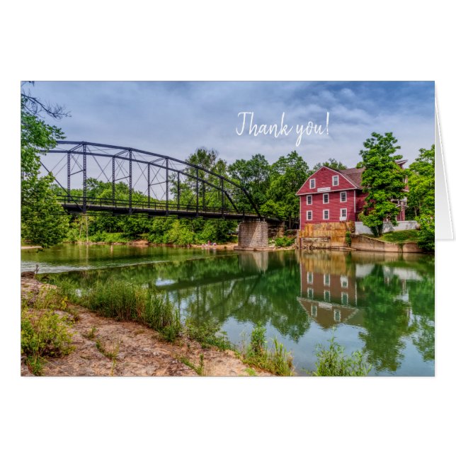 Summer At War Eagle Mill Thank you Card (Front Horizontal)