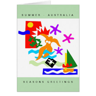 SUMMER- Australia  - Australian Christmas card
