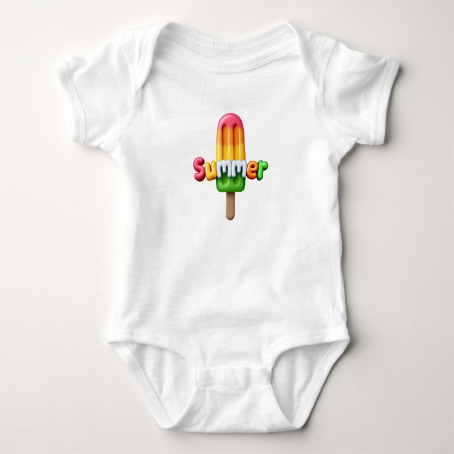 Summer  baby bodysuit (Front)