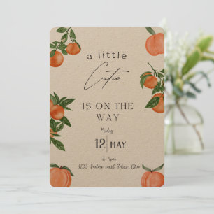 Summer baby shower invitations 