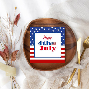 Summer BBQ Family Reunion 4th of July Custom  Napkin