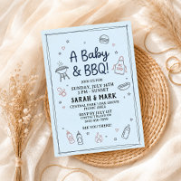 Summer BBQ Gingham Cookout Backyard Rustic