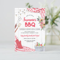 Summer BBQ Invitation