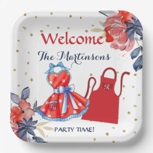 Summer BBQ Picnic Personalised Paper Plate