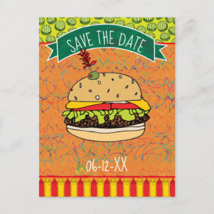 Summer BBQ Save the Date Invitation