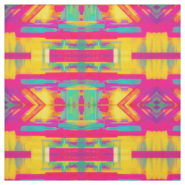 Summer Beach Abstract Fabric (Swatch)