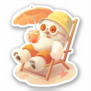 Summer Beach Bear