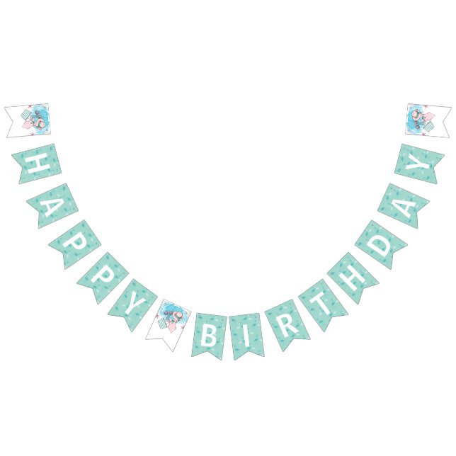Summer Beach Birthday Party  Bunting (All)