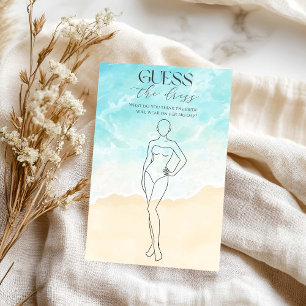 Summer Beach Bridal Shower Guess The Dress