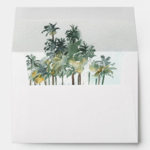 Summer Beach Bridal Shower Invitation Envelope