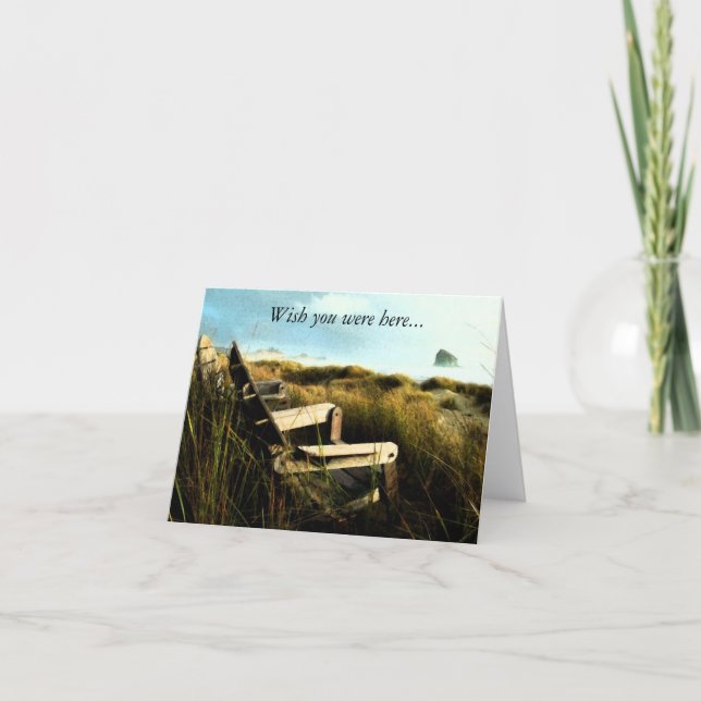 Summer Beach Chairs.. Notecards (Front)