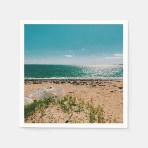 Summer beach day in the Swedish Archipelago Napkin