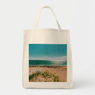 Summer beach day in the Swedish Archipelago Tote Bag