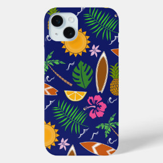 Summer Beach Design iPhone 15 Mini Case