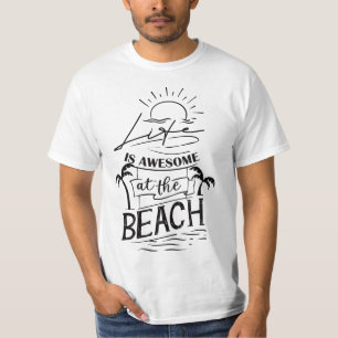 Summer Beach Design T-Shirt