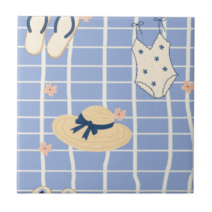 Summer Beach Essentials Pattern (1) Tile