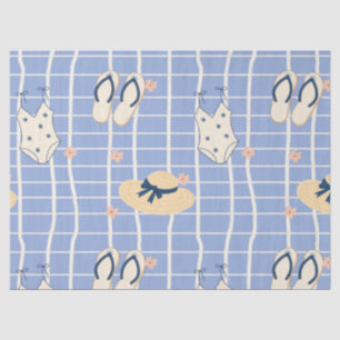 Summer Beach Essentials Pattern (1) Tissue Paper