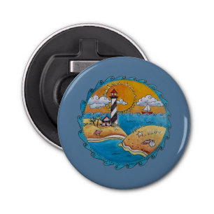 Summer beach fun sunny seashore coastal bottle opener