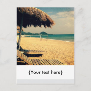 Summer Beach Greeting Postcard