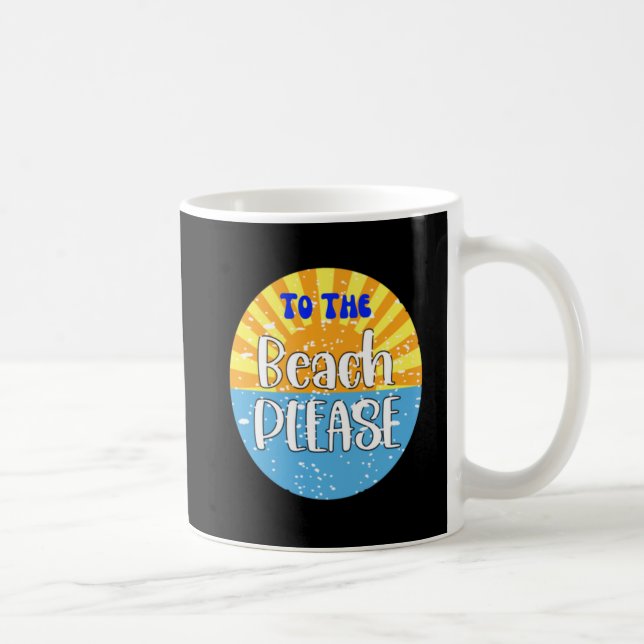 Summer Beach House  Coffee Mug (Right)