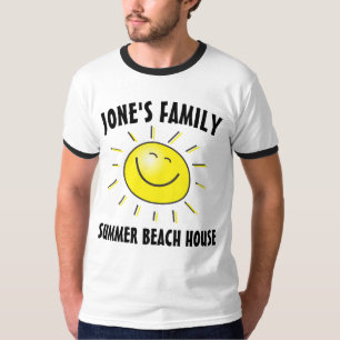 SUMMER BEACH HOUSE MATCHING FAMILY T-SHIRTS