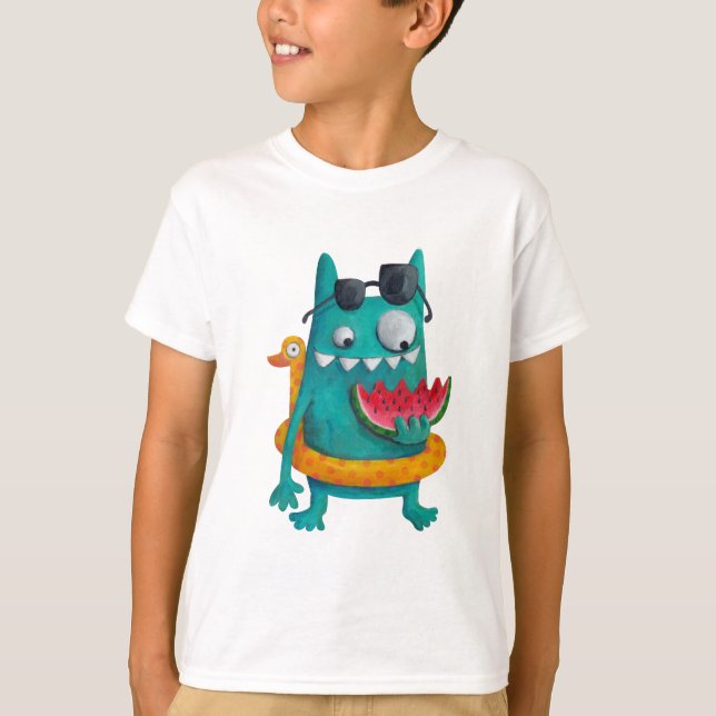 Summer Beach Monster T-Shirt (Front)