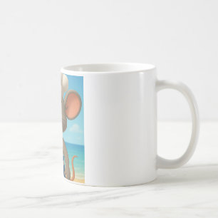 Summer Beach Mouse Mug Cute Cartoon Ice Cream Va