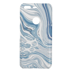 summer beach nautical waves watercolor blue swirls uncommon google pixel case
