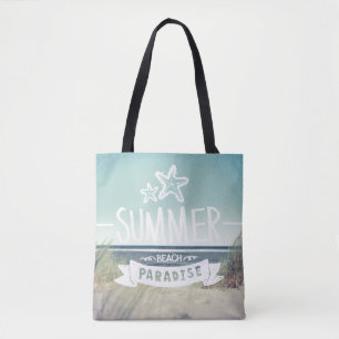 Summer Beach Paradise Tote Bag