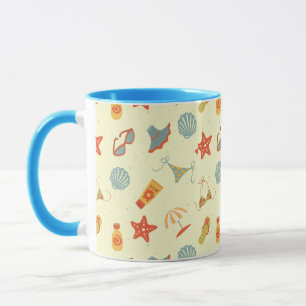 Summer Beach Pattern Mug