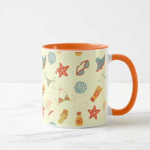Summer Beach Pattern Mug